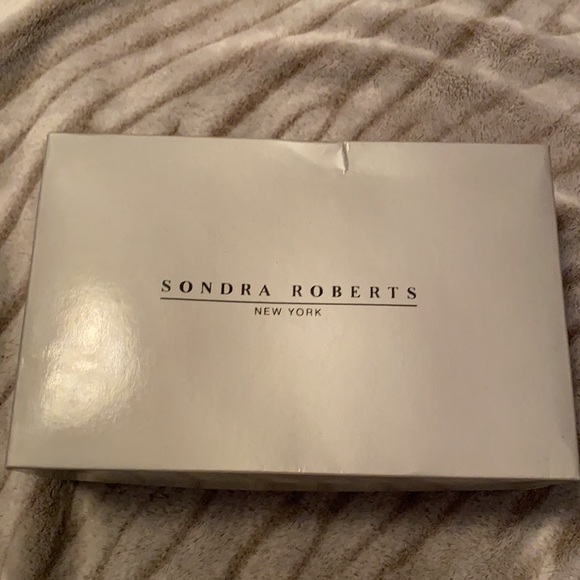 Sondra Roberts Gold Evening Clutch with Stones - Picture 6 of 6